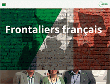 Tablet Screenshot of frontaliersfrancais.lu